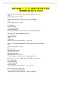 ISSA Unit 1 &ndash; 31&vert; 241 QUESTIONS&vert; WITH COMPLETE SOLUTIONS