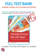Test Banks For Journey Across the Life Span 6th Edition by Elaine U. Polan; Daphne R. Taylor, 9780803674875, Chapter 1-63 Complete Guide