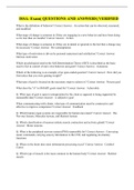 ISSA- Exam&vert; QUESTIONS AND ANSWERS&vert; VERIFIED