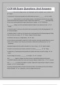 CCR&vert; 88 Exam Questions And Answers&vert; Success Guaranteed