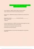 Obesity Exam 1&vert; 71 Questions with 100&percnt; Correct Solution&vert; Rated A