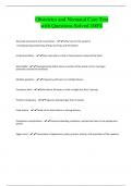 Obstetrics and Neonatal Care Test with Questions Solved 100&percnt;