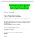 Obstetrics and Neonatal Care -ch&period; 34&vert; Exam with Questions and Correct Answers &vert; Passed with Grade A &plus;