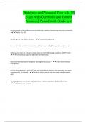 Obstetrics and Neonatal Care -ch&period; 32&vert; Exam with Questions and Correct Answers &vert; Passed with Grade A &plus;