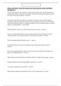 POOL AND HOT TUB CPO PRACTICE QUESTIONS AND ANSWERS GRADED A&plus;