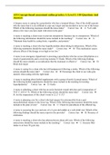 ATI Concept-based assessment online practice A Level 2 &vert; 110 Questions And Answers