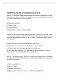 RN Mental Health Online Practice 2019 B