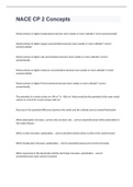 NACE CP 2 Concepts exam 2022&sol;2023 with complete solutions