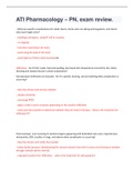 ATI Pharmacology &ndash; PN&comma; exam review&period;