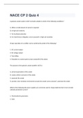 NACE CP 2 Quiz 4 and answers 2022&sol;2023  with 100&percnt; correct answers