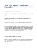 WGU C836 OA Study Guide &lpar;Overly Informative&rpar; exam 2022&sol;2023