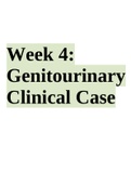 Week 4: Genitourinary Clinical Case
