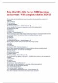 Palo Alto EDU-160&colon; Cortex XDR Questions and answers &vert; With complete solution 2024&sol;25