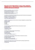 NACE PN TO RN EXAMS NEWEST 2 WITH LATEST VERSIONS &lpar;VERSION A B & C &rpar; WITH ACTUAL CORRECT QUESTIONS AND VERIFIED DETAILED RATIONALES