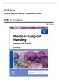 Test Bank - Medical-Surgical Nursing, Concepts and Practice, 5th Edition (Stromberg, 2023) Chapter 1-49 | All Chapters