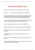 Ethical Hacking Chapter 3 Exam