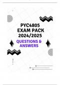 PYC4805 EXAM PACK 2025