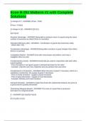 Econ B-251 Midterm &num;1 with Complete Solutions