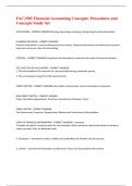 FAC1502 Financial Accounting Concepts&semi; Procedures and Concepts Study Set