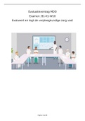 Evaluatieverslag Verpleegkundige &lpar;B1-K1-W10&rpar;