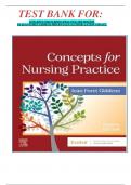 TEST BANK FOR&colon; CONCEPTS FOR NURSING PRACTICE 4TH EDITION BY JEAN FORET GIDDENS PHD RN FAAN &lpar;AUTHOR&rpar; LATEST UPDATE&period;