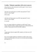 Cardiac- Telemetry questions with correct answers