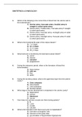 OBSTETRICS & GYNECOLOGY FINAL EXAM QUESTIONS AND ANSWERS CORRECTLY SOLVED 