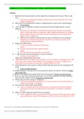 NURSING BS 231 PATHOPHYSIOLOGY EXAM 2 QUESTIONS AND ANSWERS Portage Learning