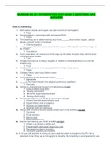 NURSING BS 231 PATHOPHYSIOLOGY EXAM 5 QUESTIONS AND ANSWERS Portage Learning	