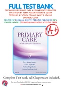 Test Bank For Primary Care: A Collaborative Practice 5th Edition by Terry Mahan Buttaro & JoAnn Trybulski & Patricia Polgar-Bailey & Joanne Sandberg-Cook 9780323355018 Chapter 1-250 Complete Guide.
