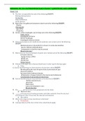 NURSING BS 231 PATHOPHYSIOLOGY EXAM 7 QUESTIONS AND ANSWERS