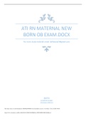 ATI RN MATERNAL NEW BORN OB EXAM.DOCX 2022/2023