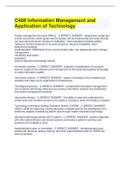 C468 Information Management and Application of Technology