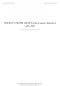 HESI-exit V2 exam-160c0-rrectly-answered-questions-latest-2021