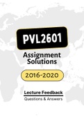 PVL2601 - Tutorial Letters 201 (Merged) (2016-2020) (Questions&Answers)