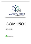 COM1501 MCQ EXAM PACK 2022