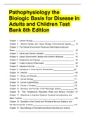 TEST BANK PATHOPHYSIOLOGY THE BIOLOGIC BASIS FOR DISEASE IN ADULTS AND CHILDREN 8th Edition Kathryn