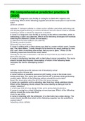 PN comprehensive predictor practice B &lbrack;2020&rsqb;