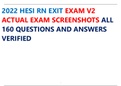 2022 HESI RN EXIT EXAM 160 QUESTIONS AND ANSWERS V2 