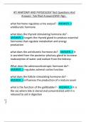 ATI ANATOMY AND PHYSIOLOGY Test Questions And  Answers &lpar;Verified Answers&rpar;With Ngn&period;