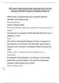 EPD Exam Latest Actual Exam Questions And Correct  Answers &lpar;Verified Answers&rpar; &vert;Already Graded A&plus;