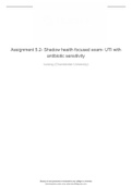 Assignment 5.2- Shadow health focused exam- UTI with antibiotic sensitivity