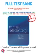 Test Bank For Varney’s Midwifery 6th Edition by King 9781284160215 Chapter 1-37 Complete Guide .