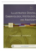 TESTBANK FOR ILLUSTRATED DENTAL EMBRYOLOGY HISTOLOGY AND ANATOMY 4TH EDITION MARGARET J. FEHRENBACH TRACY POPOWICS|COMPLETE GUIDE RATED A