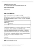 Template for Unit 4 Touchstone - Communication at Work Final / Communication at Work Touchstone Plan and Communicate a Time-Based Task Sophia Course (answered)