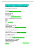 TEXAS IRRIGATION LICENSE EXAM LATEST REAL EXAM 100 QUESTIONS AND CORRECT ANSWERS&vert;AGRADE