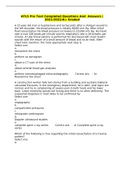 ATLS Pre Test Completed Questions And  Answers &vert; 2021&sol;2022&sol;A&plus; Graded