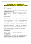 ATLS Study Card&sol; Questions and Answers&sol;100&percnt; Correct &vert; 2022 Latest Update