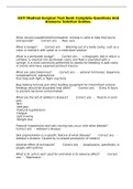 VATI Medical-Surgical Test Bank Complete Questions And Answers&sol; Solution Guides&period;