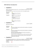 NRNP 6568 Wk 1 Knowledge Check  Questions And Answers&period; A&plus; Grade Guaranteed